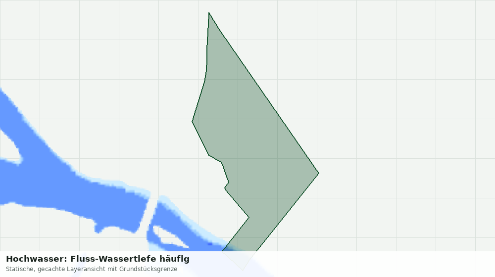 Statische Kartenansicht: Hochwasser: Fluss-Wassertiefe häufig