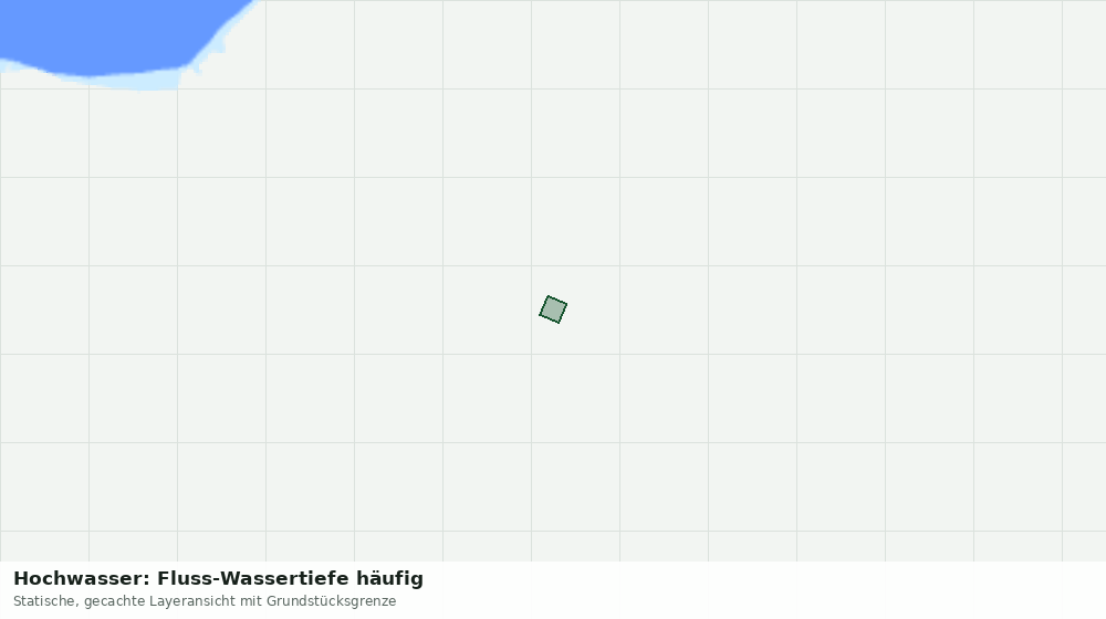Statische Kartenansicht: Hochwasser: Fluss-Wassertiefe häufig
