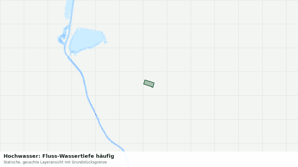 Statische Kartenansicht: Hochwasser: Fluss-Wassertiefe häufig