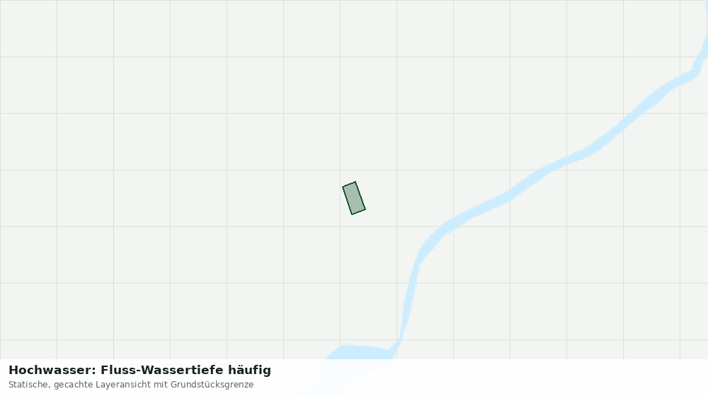 Statische Kartenansicht: Hochwasser: Fluss-Wassertiefe häufig