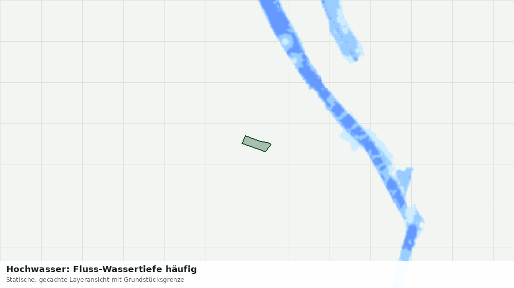 Statische Kartenansicht: Hochwasser: Fluss-Wassertiefe häufig