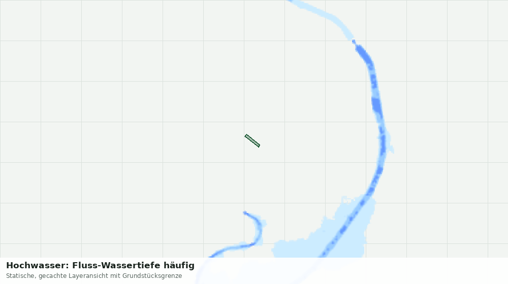 Statische Kartenansicht: Hochwasser: Fluss-Wassertiefe häufig