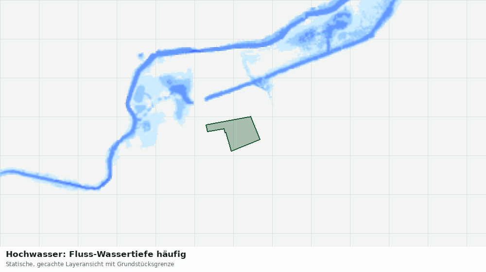 Statische Kartenansicht: Hochwasser: Fluss-Wassertiefe häufig