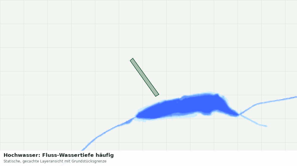 Statische Kartenansicht: Hochwasser: Fluss-Wassertiefe häufig