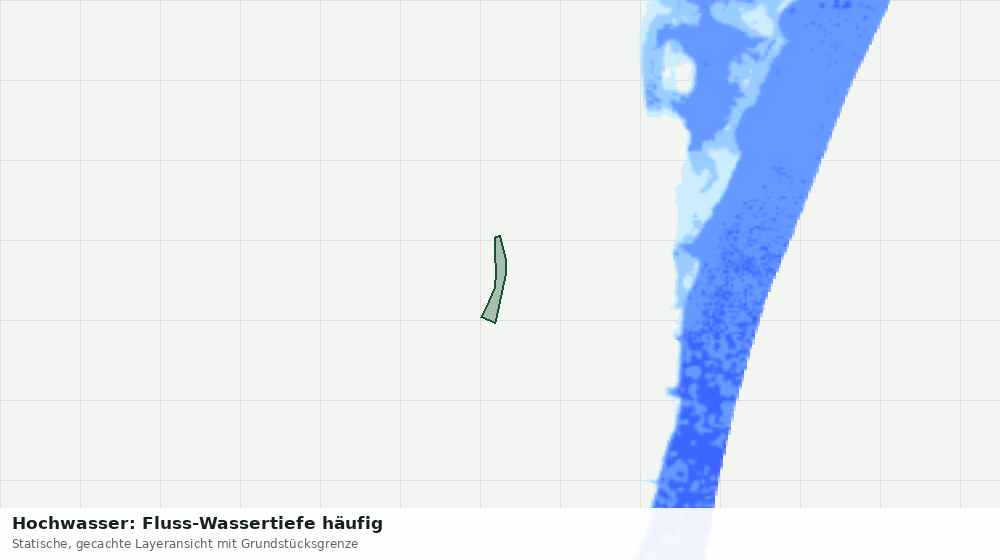 Statische Kartenansicht: Hochwasser: Fluss-Wassertiefe häufig