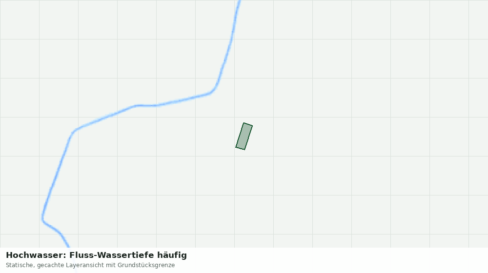 Statische Kartenansicht: Hochwasser: Fluss-Wassertiefe häufig