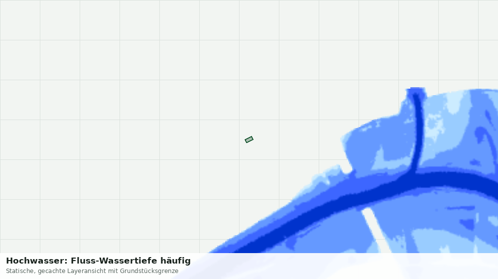Statische Kartenansicht: Hochwasser: Fluss-Wassertiefe häufig