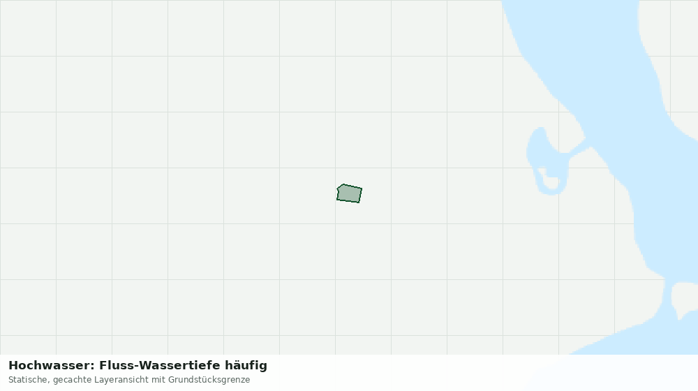 Statische Kartenansicht: Hochwasser: Fluss-Wassertiefe häufig