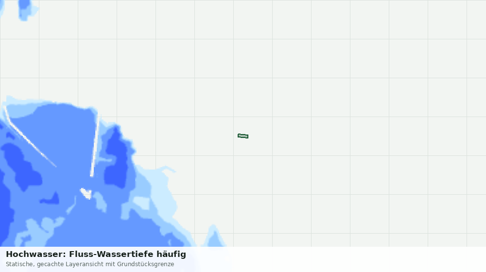 Statische Kartenansicht: Hochwasser: Fluss-Wassertiefe häufig