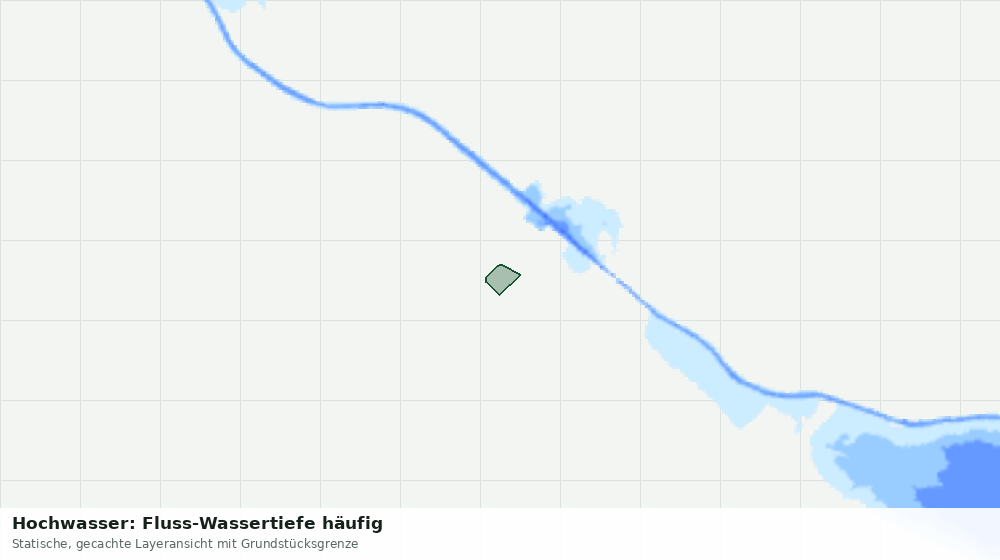 Statische Kartenansicht: Hochwasser: Fluss-Wassertiefe häufig
