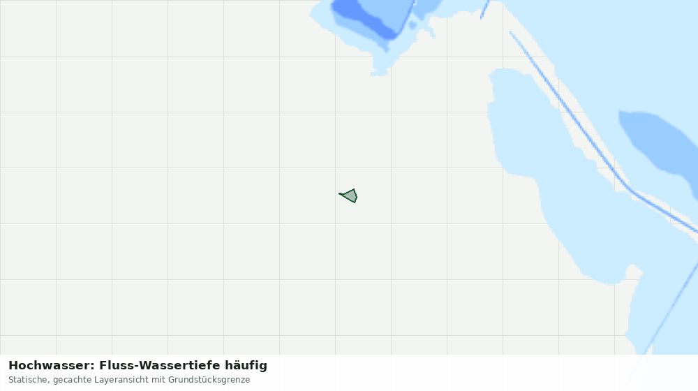 Statische Kartenansicht: Hochwasser: Fluss-Wassertiefe häufig