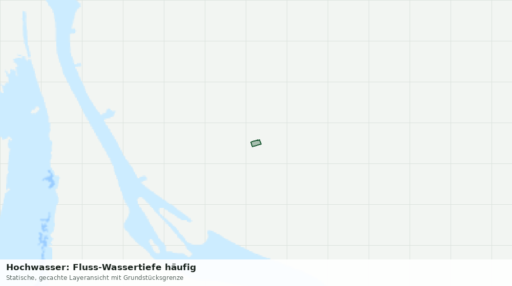 Statische Kartenansicht: Hochwasser: Fluss-Wassertiefe häufig