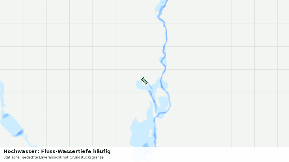 Statische Kartenansicht: Hochwasser: Fluss-Wassertiefe häufig