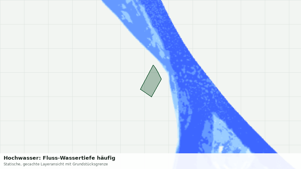 Statische Kartenansicht: Hochwasser: Fluss-Wassertiefe häufig
