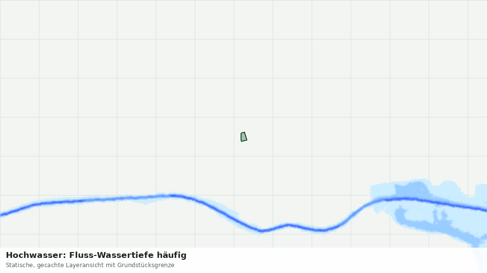 Statische Kartenansicht: Hochwasser: Fluss-Wassertiefe häufig