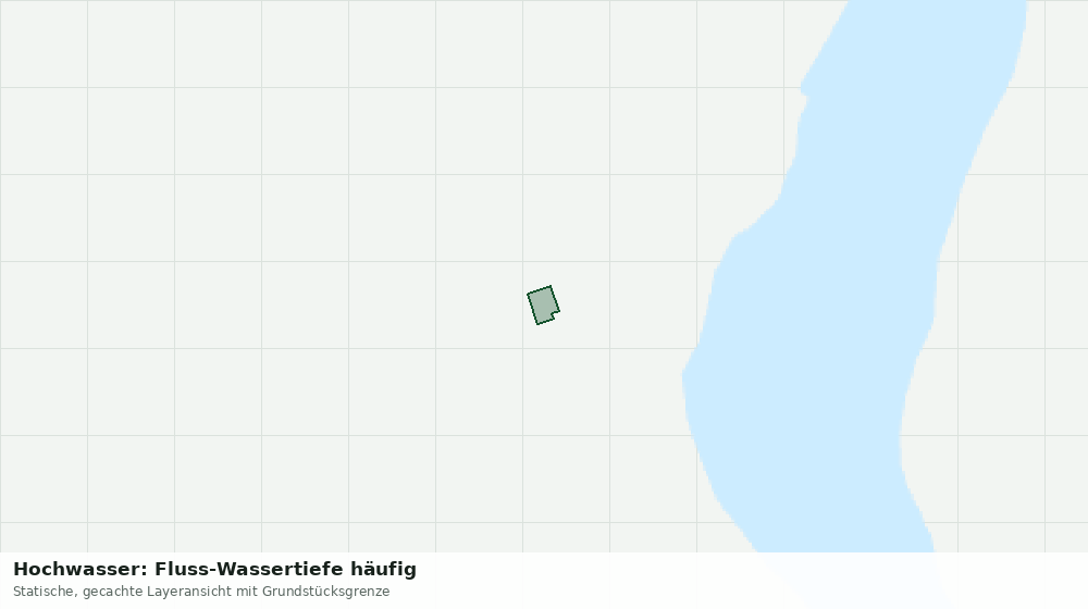 Statische Kartenansicht: Hochwasser: Fluss-Wassertiefe häufig
