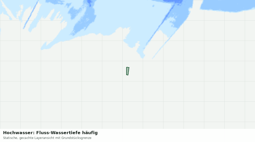 Statische Kartenansicht: Hochwasser: Fluss-Wassertiefe häufig