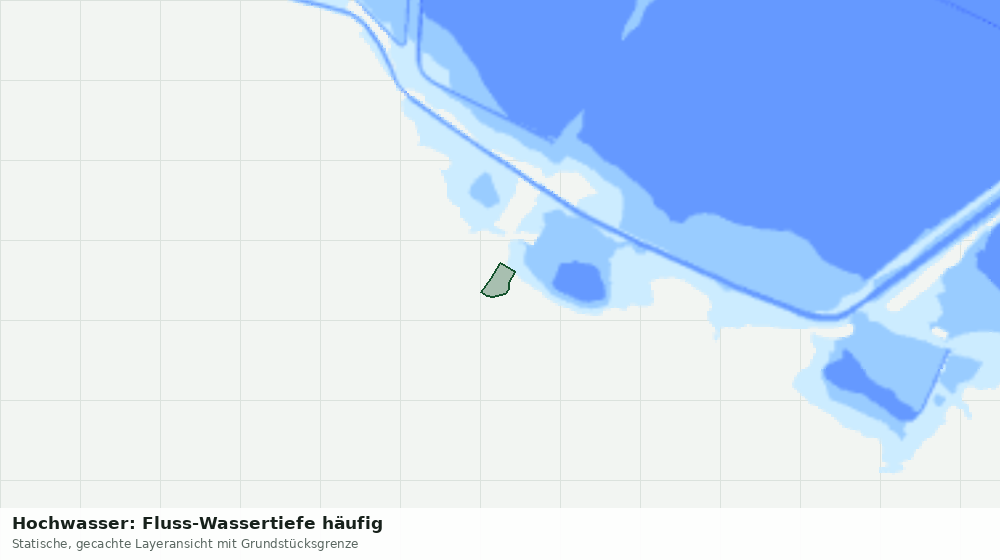 Statische Kartenansicht: Hochwasser: Fluss-Wassertiefe häufig