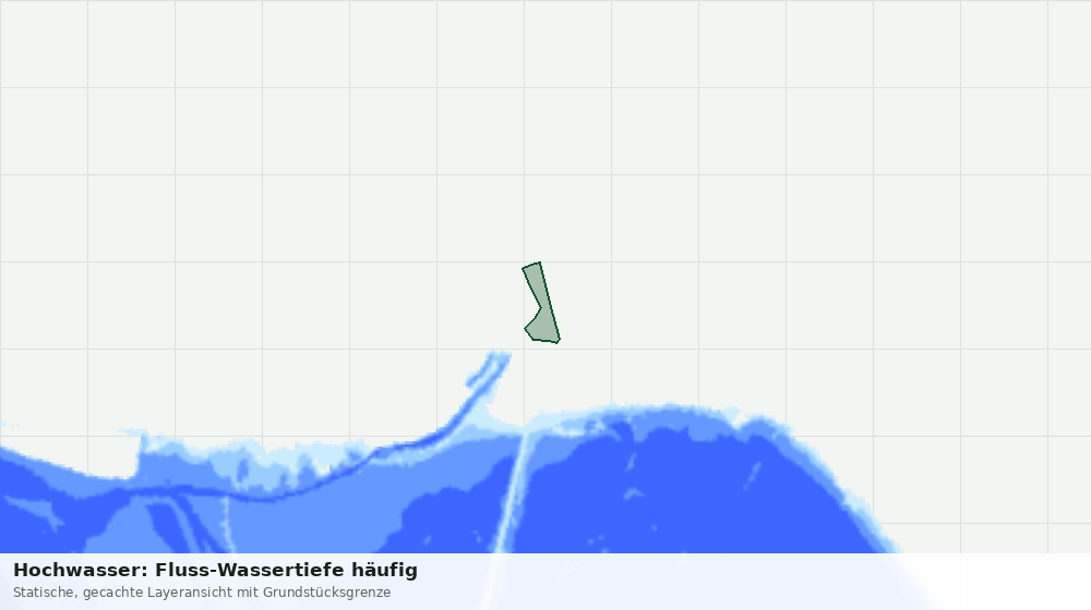 Statische Kartenansicht: Hochwasser: Fluss-Wassertiefe häufig