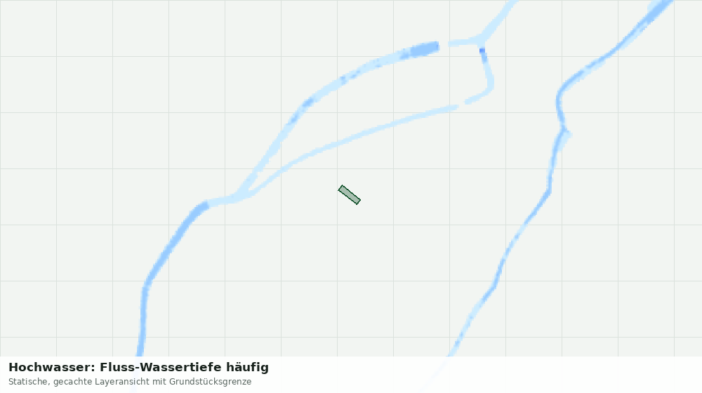 Statische Kartenansicht: Hochwasser: Fluss-Wassertiefe häufig