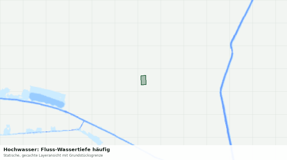 Statische Kartenansicht: Hochwasser: Fluss-Wassertiefe häufig
