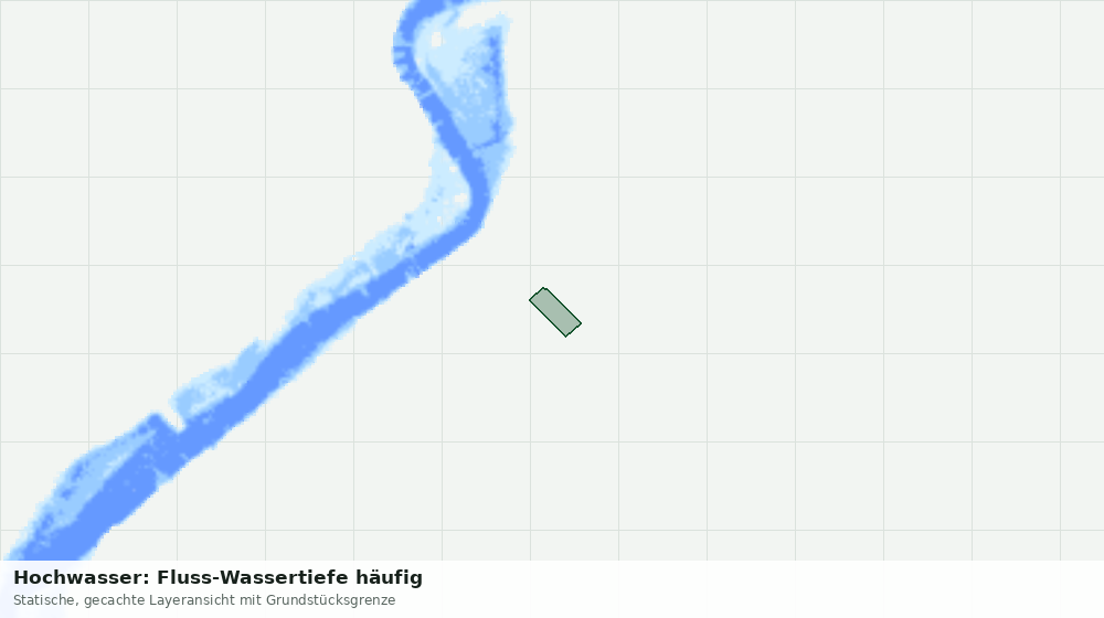 Statische Kartenansicht: Hochwasser: Fluss-Wassertiefe häufig