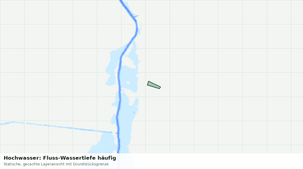 Statische Kartenansicht: Hochwasser: Fluss-Wassertiefe häufig