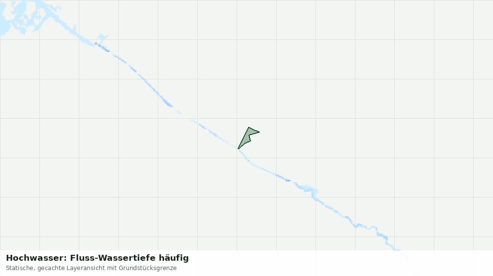 Statische Kartenansicht: Hochwasser: Fluss-Wassertiefe häufig