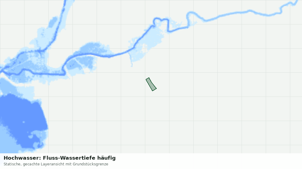 Statische Kartenansicht: Hochwasser: Fluss-Wassertiefe häufig