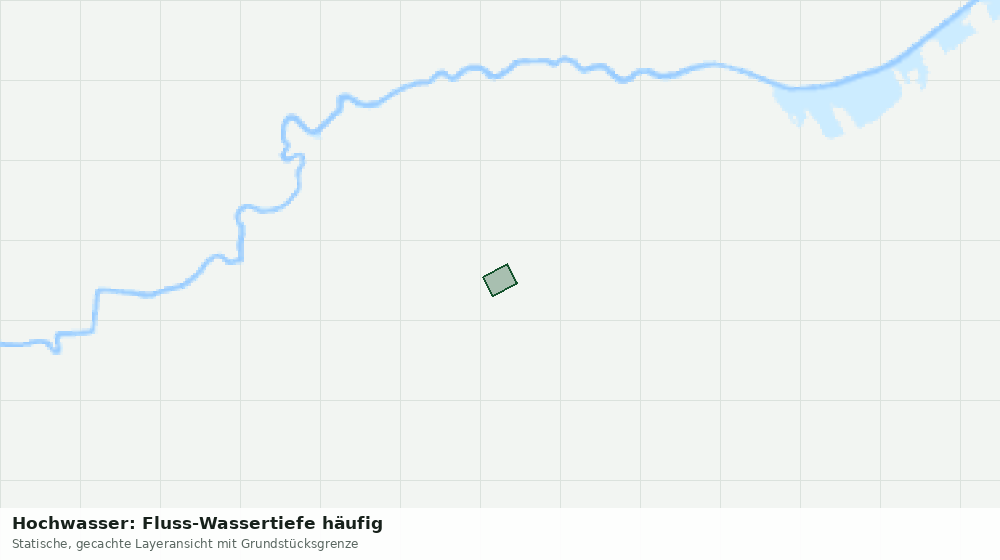 Statische Kartenansicht: Hochwasser: Fluss-Wassertiefe häufig