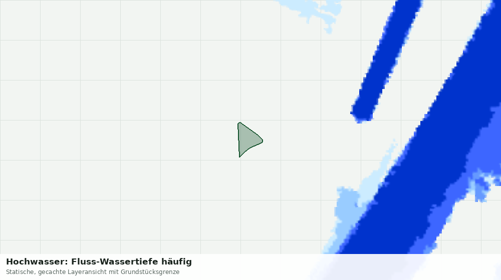 Statische Kartenansicht: Hochwasser: Fluss-Wassertiefe häufig