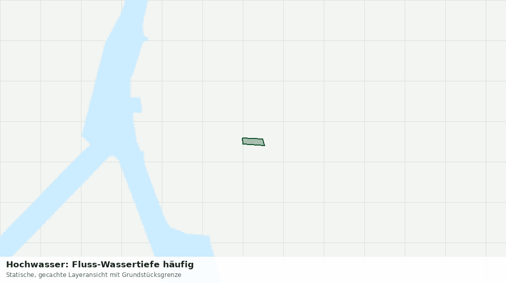 Statische Kartenansicht: Hochwasser: Fluss-Wassertiefe häufig