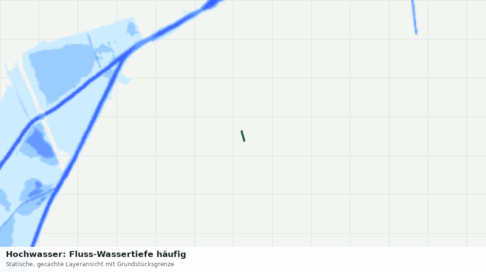 Statische Kartenansicht: Hochwasser: Fluss-Wassertiefe häufig