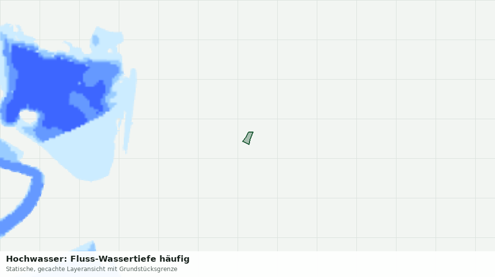 Statische Kartenansicht: Hochwasser: Fluss-Wassertiefe häufig