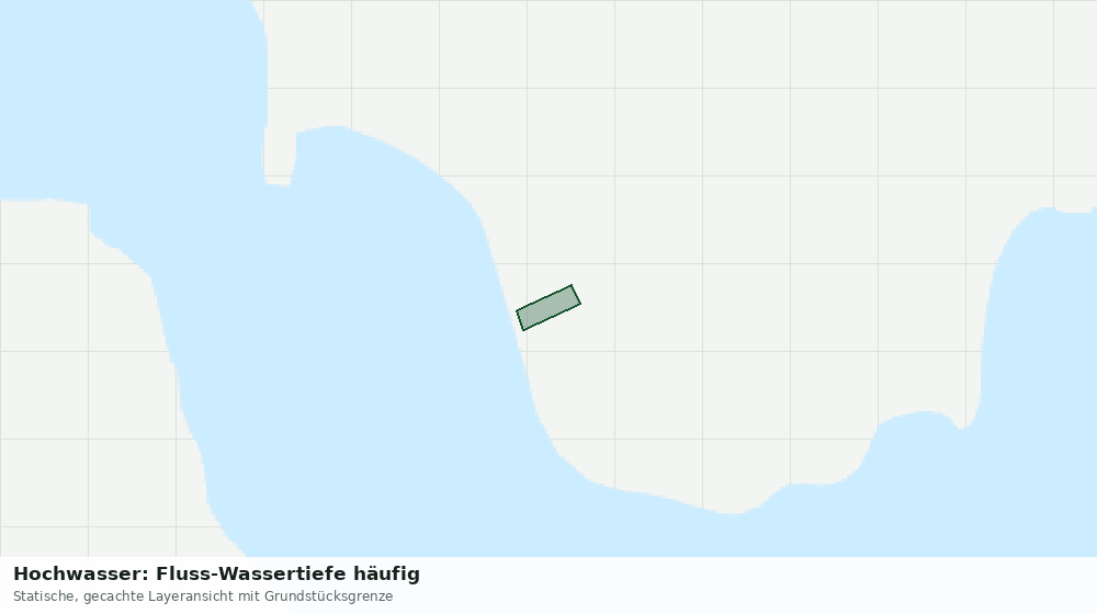 Statische Kartenansicht: Hochwasser: Fluss-Wassertiefe häufig