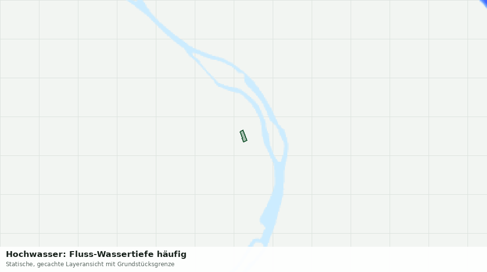 Statische Kartenansicht: Hochwasser: Fluss-Wassertiefe häufig