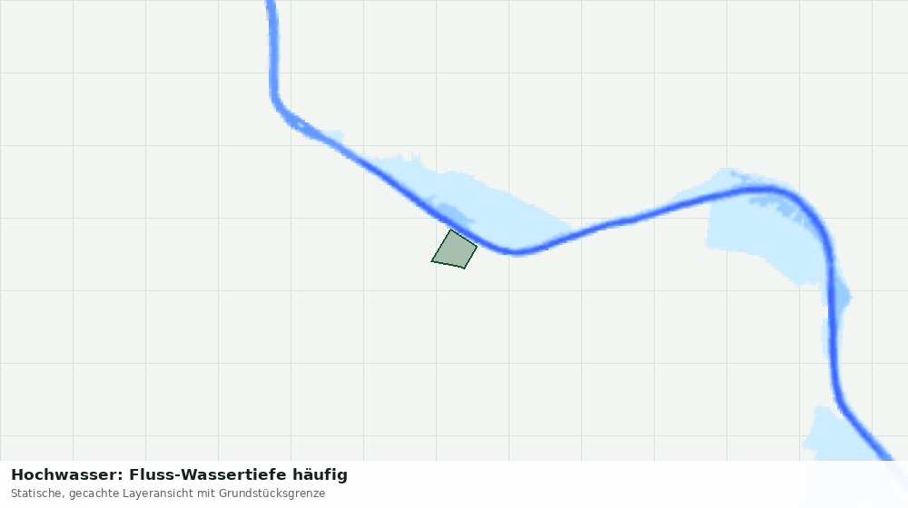 Statische Kartenansicht: Hochwasser: Fluss-Wassertiefe häufig