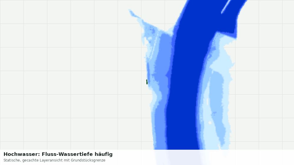 Statische Kartenansicht: Hochwasser: Fluss-Wassertiefe häufig