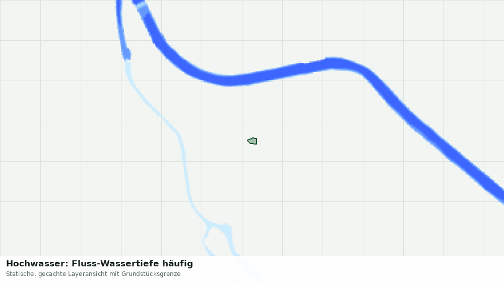 Statische Kartenansicht: Hochwasser: Fluss-Wassertiefe häufig