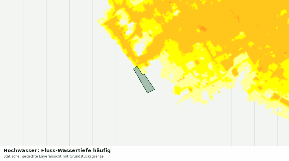 Statische Kartenansicht: Hochwasser: Fluss-Wassertiefe häufig