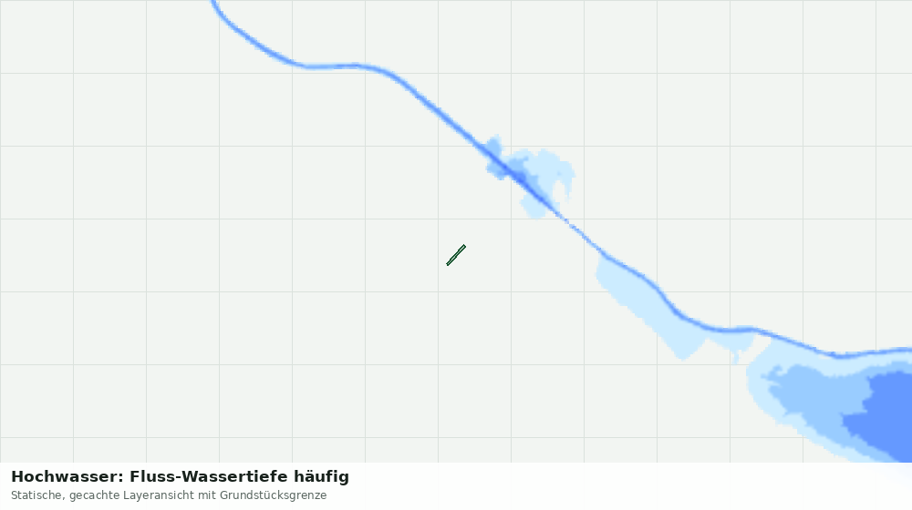 Statische Kartenansicht: Hochwasser: Fluss-Wassertiefe häufig