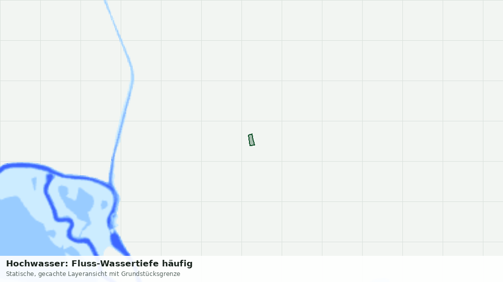Statische Kartenansicht: Hochwasser: Fluss-Wassertiefe häufig