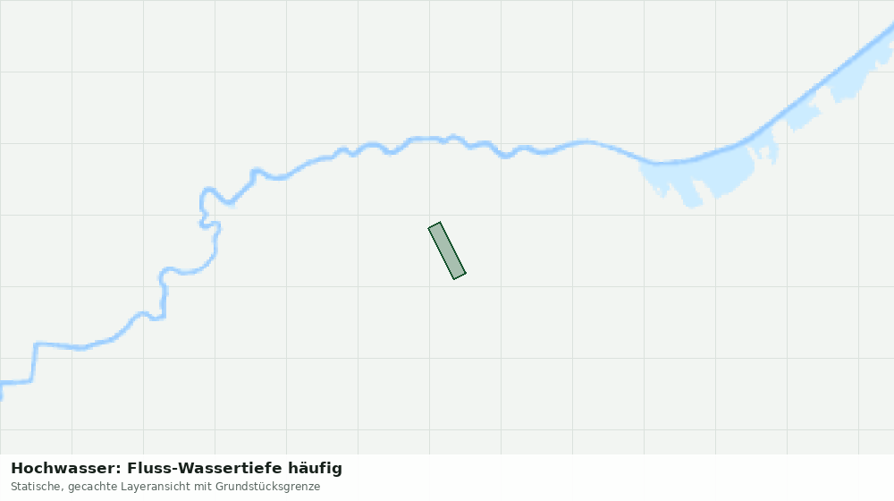 Statische Kartenansicht: Hochwasser: Fluss-Wassertiefe häufig