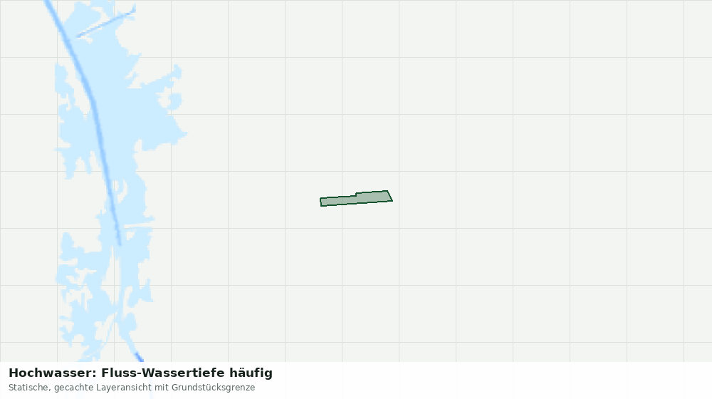 Statische Kartenansicht: Hochwasser: Fluss-Wassertiefe häufig