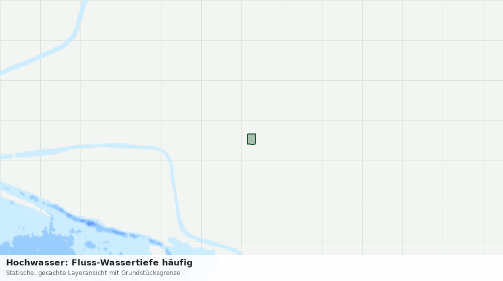 Statische Kartenansicht: Hochwasser: Fluss-Wassertiefe häufig