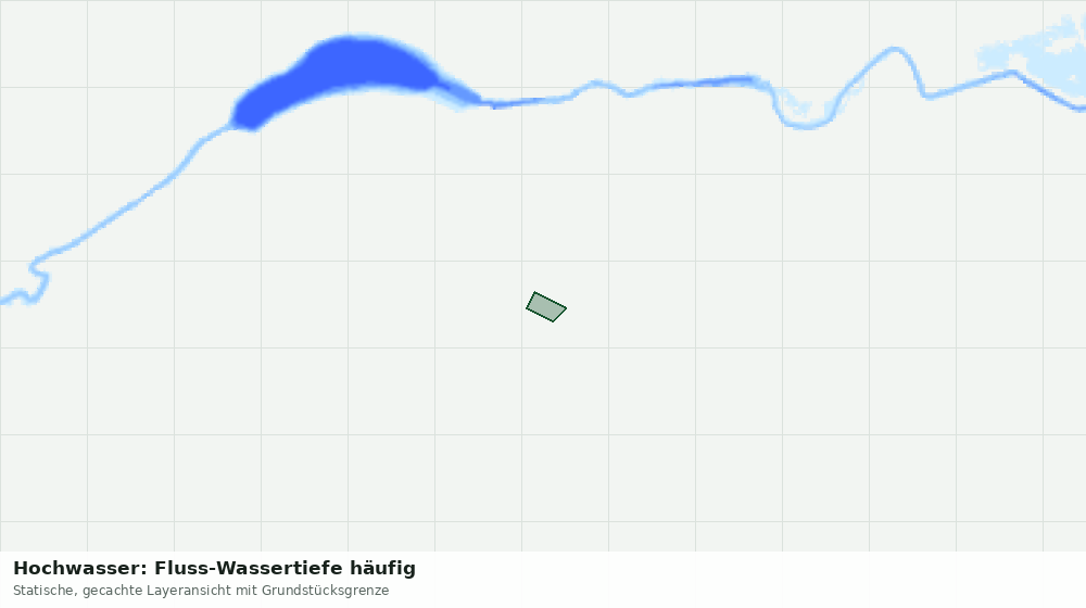 Statische Kartenansicht: Hochwasser: Fluss-Wassertiefe häufig