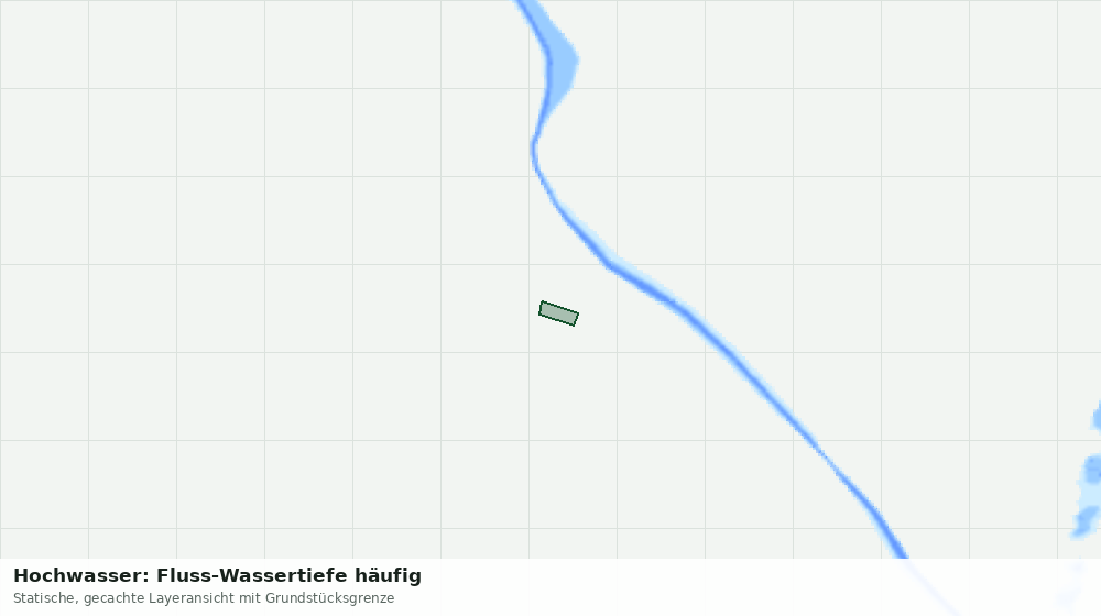 Statische Kartenansicht: Hochwasser: Fluss-Wassertiefe häufig