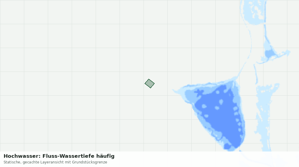 Statische Kartenansicht: Hochwasser: Fluss-Wassertiefe häufig