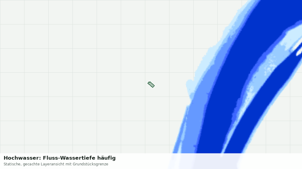 Statische Kartenansicht: Hochwasser: Fluss-Wassertiefe häufig