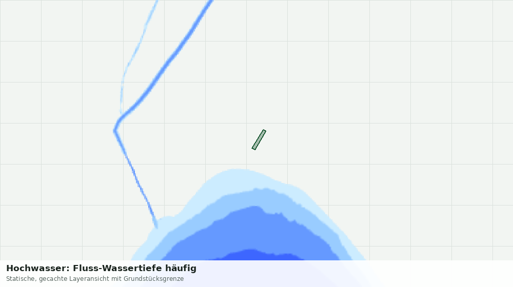 Statische Kartenansicht: Hochwasser: Fluss-Wassertiefe häufig